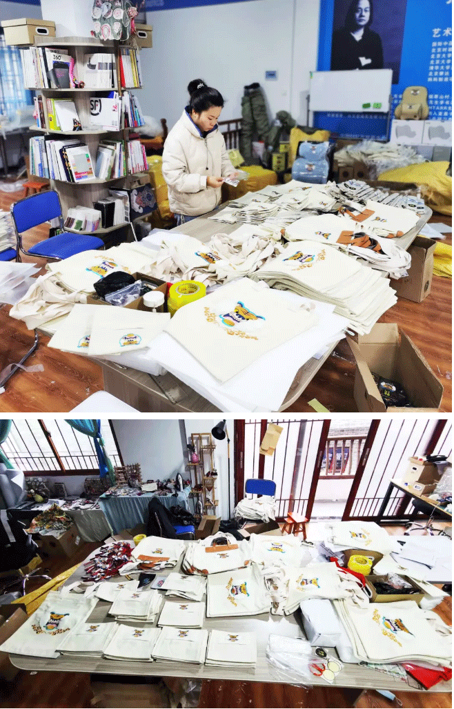 “拇指工坊”出品的第一批“平安虎”汽車用品套裝制作完成，正運(yùn)送至小拇指門店……_08.gif